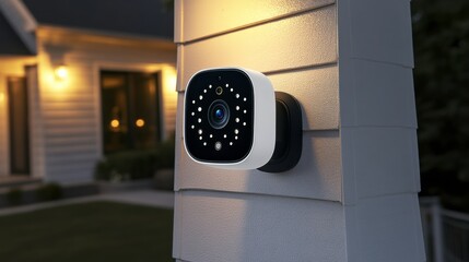 Smart Security Camera at Home Corners