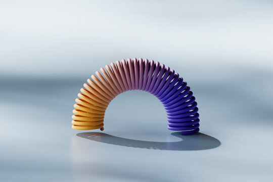 3D Render of Abstract Gradient coils Group