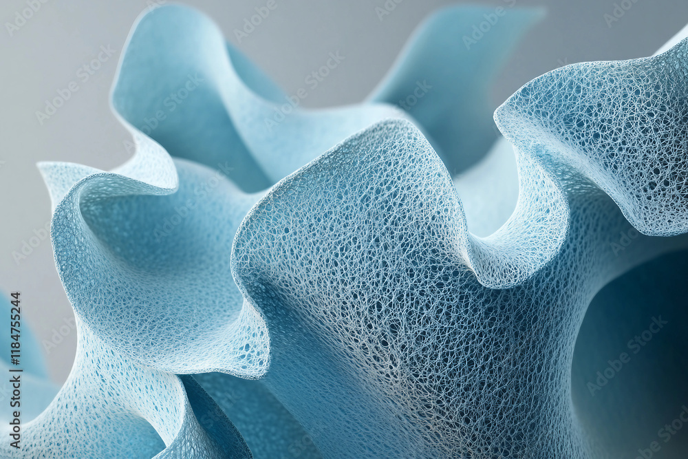 Poster generated with ai 3d rendering, abstract virtual illusion design