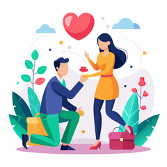 Propose Day white background