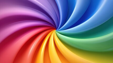 Vibrant Swirling Colors in Abstract Pattern