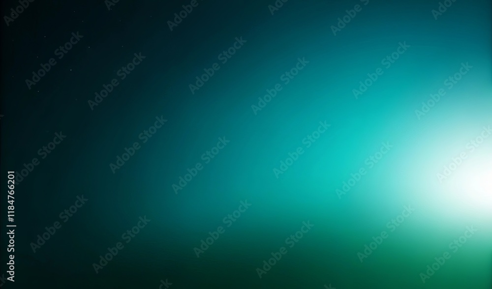 Aufkleber teal green gradient background abstract blurred texture for design