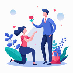 Propose Day white background