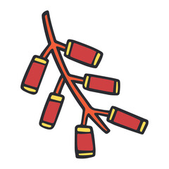Hand drawn Chinese New Year symbol icon