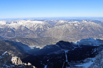 View of surroundings from Zugspitze