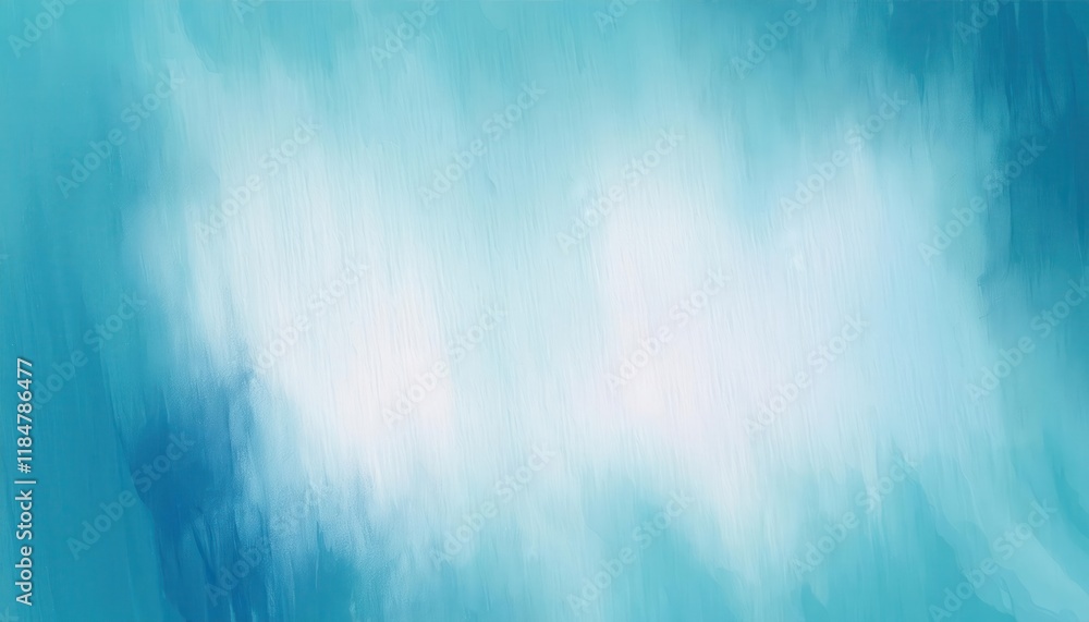 Poster serene abstract blue gradient watercolor texture with soft brushstrokes ideal for background, brandi
