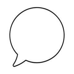 Chat Bubble Icon - Symbol of Messaging and Communication