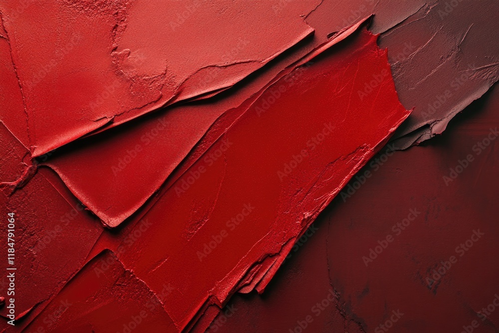 Poster bold red textured background with faint shadows and highlights creating dramatic and versatile desig