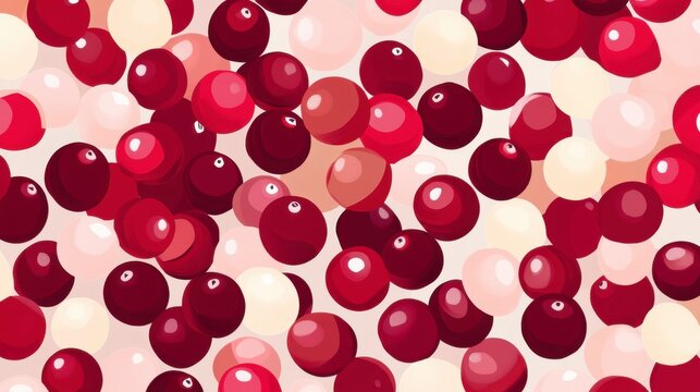 red polka dots background