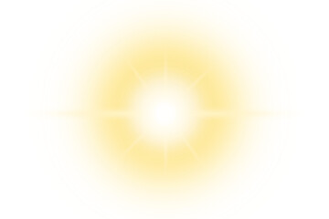 Starlight shimmering softly. Radiant sparks and glowing sparkles on a transparent background, a burst of light with dazzling effects. Sunlit brilliance and vibrant flashes, enhanced by a special lens 
