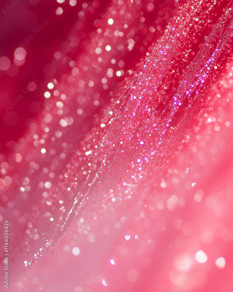 Aufkleber vibrant pink and red abstract background with sparkles creating a dreamy atmosphere full of energy a