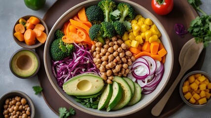 vegetables on a white background