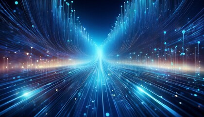 Naklejka premium fiber optic concept background graphic resource