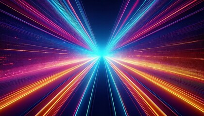 Obraz premium fiber optic concept background graphic resource