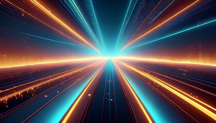 Obraz premium fiber optic concept background graphic resource