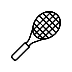 tennis bat icon design