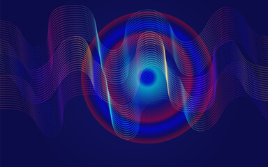abstract  Red white  blue modern Minimal geometric background abstract design