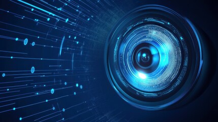 Advanced Detection Technology with Glowing Effects