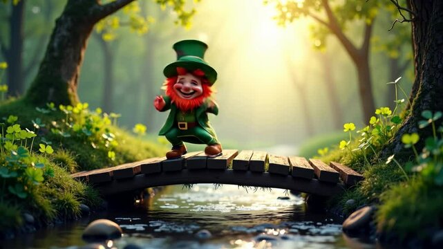 Saint Patrick's Day A leprechaun
