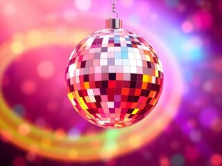 Obraz premium Disco ball for party abstract background