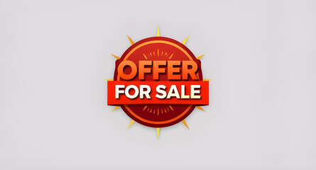 'offer for sale' illustrated  design business ads for promoting sales ,offer,sale,promotion