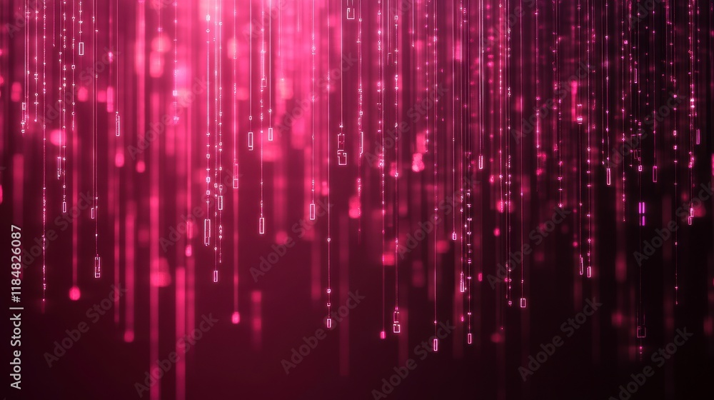 Poster abstract digital data protection background design