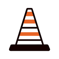 cone traffic icon design