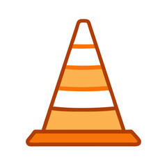 cone traffic icon design