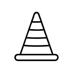 cone traffic icon design