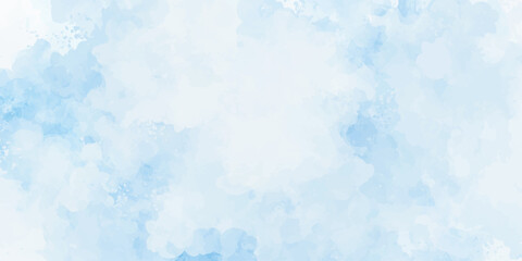 Luxury Abstract blue watercolor colorful painting background abstract soft sky blue watercolor sky and clouds. grunge tint light blue watercolor background