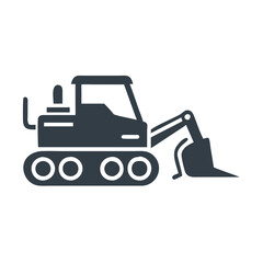 bulldozer icon design