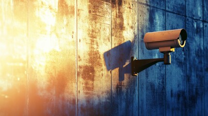 Wall-Mounted Camera in Retail Space with Soft Light