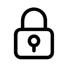 lock concept icon design