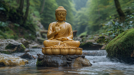 buddha statue in the garden