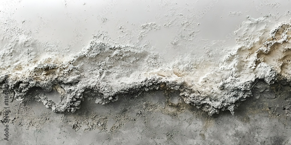 Poster textured surface revealed through peeling layers exhibiting unique patterns and colors in a weathere