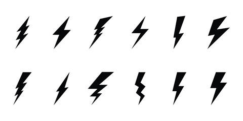 Vector lightning Arrow design. Lightning Arrow icon.