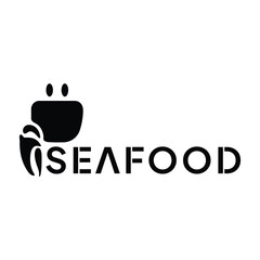Seafood Restaurant Logo Design template. Crab Vector Illustration.