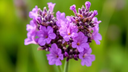 Obraz premium a detailed close-up of a lavender flower