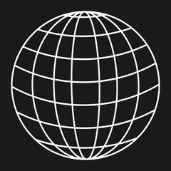 world web icon, earth globe icons . website icon for contact icons,  globe earth. Linear globe , Globe icons in different angles.  eps10