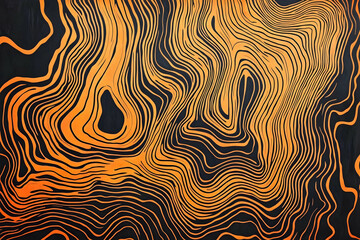 Vibrant topographic lines forming abstract patterns, perfect for modern art and design projects