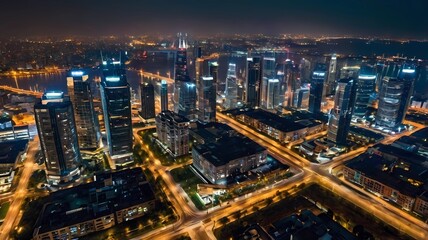 Fototapeta premium view at night