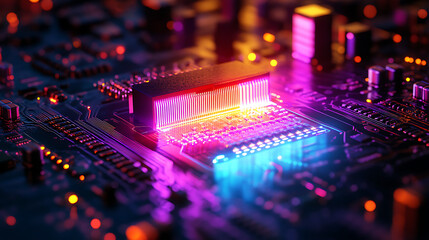 robotic technology in semiconductor manufacturing using silicon wafers and automated systems for efficient computer chip production and processing
