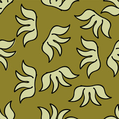 Beautiful seamless pattern with floral background.