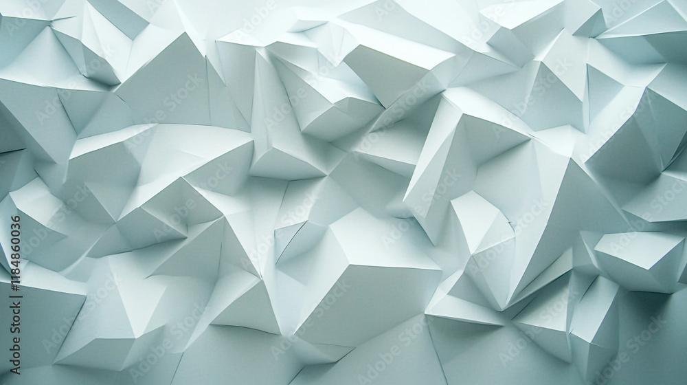 Poster abstract geometric shapes create a textured surface in a modern design space
