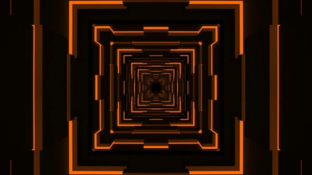 Abstract Tunnel - Loop 3d Animation