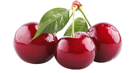 Obraz premium Cherry, isolated on transparent or white background