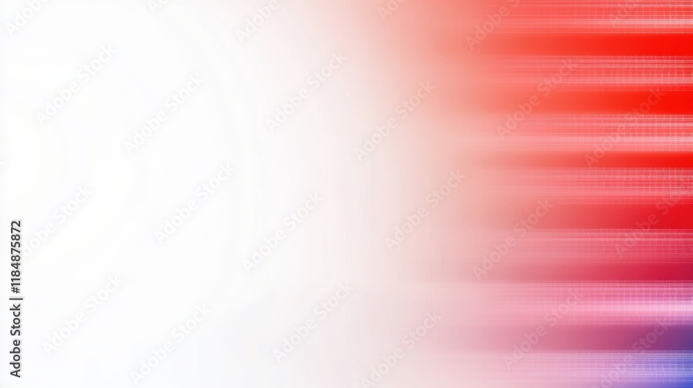 Poster abstract digital background with red and blue gradient lines