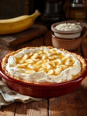 A Visual Symphony of Sweetness: Exquisite Banana Cream Pie, A Culinary Masterpiece