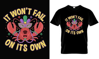 It Ain't Gonna Suck Itself Crawfish Funny Mardi Gras Gift T-Shirt.ai