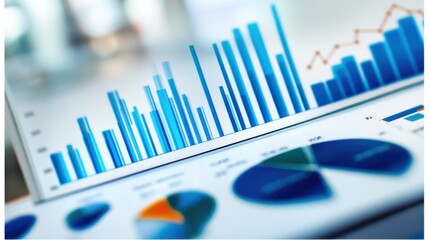 Professionals Analyzing Charts in an Office Setting